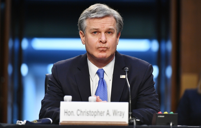 FBI Director Christopher Wray.  (Getty Images)  