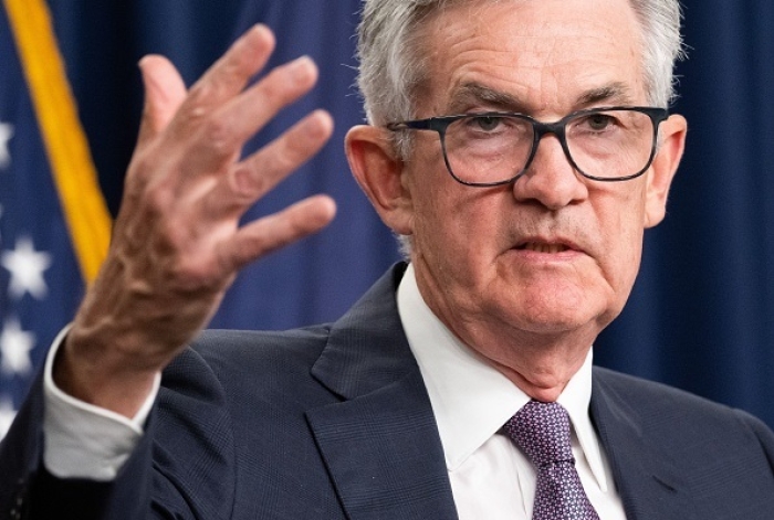 Federal Reserve Board Chairman Jerome Powell announces another interest rate hike at a news conference in Washington, D.C., on September 21, 2022. (Photo by SAUL LOEB/AFP via Getty Images)
