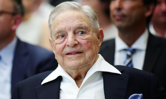 Left-wing billionaire activist George Soros.  (Getty Images)  