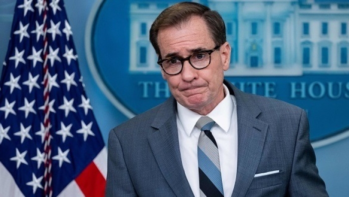 National Security Council coordinator for Strategic Communications John Kirby. (Photo by Saul Loeb / AFP via Getty Images)