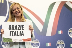 Giorgia Meloni, the new prime minister of Italy and head of the political party, Brothers of Italy. 